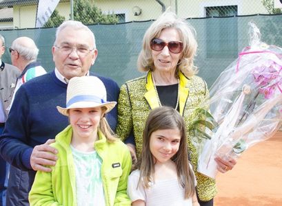 Il Presidente Bosin E La Signora Pellegrini